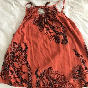 Womens Polynesian design Aloha Wear top Small